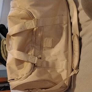 Calpak Stevyn duffle bag with shoe compartment.